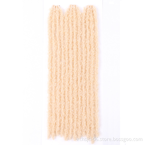 Butterfly Locs Crochet Hair Ombre Color Jumbo Yaki Hair Braid Faux Locs Extensions Pre Twisted Crochet Braiding Hair for Women